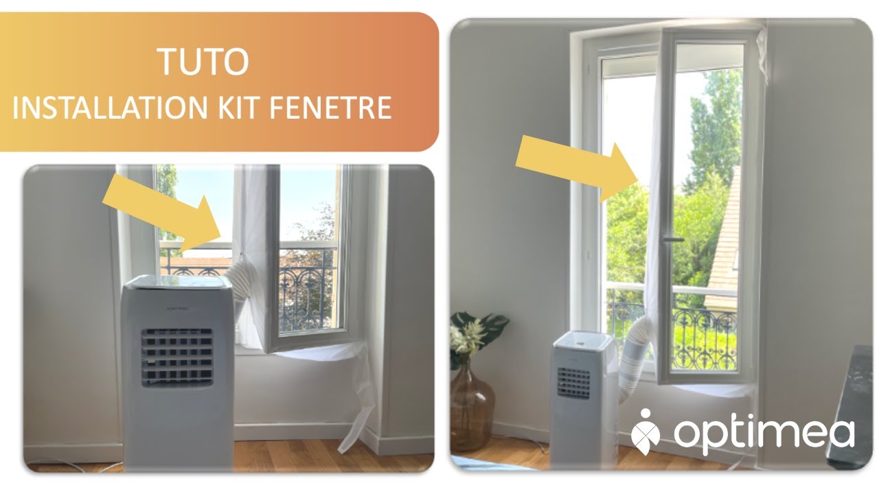 Fenêtre Réglable Glissière Kit-Cache Fenetre Clim