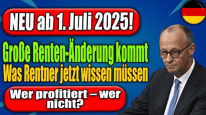 📢 Renten-Update Juli 2025: Wichtige Änderungen für alle Rentner – Jetzt informieren!