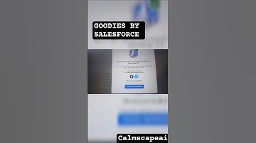 Goodies provided by salesforce after completion of your task #youtubeshorts #ai salesforce #shorts