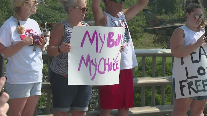 Mainers protest Mills' vaccine mandate at Bicentennial Parade