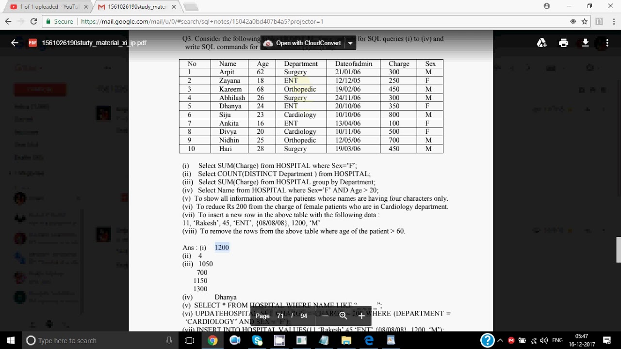 problem solving questions in sql