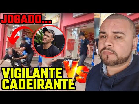 Miniatura do vídeo: Vigilante de Loja Agrid3 e Derrub4 Homem em Cadeira de Rodas!
