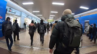 ⁴ᴷ⁶⁰ Walking NYC (Narrated) : Port Authority Bus Terminal  Busiest in the World (November 8, 2019)