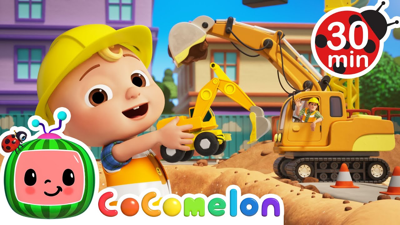 âŁI'm an Excavator JJ! đ·ââïž + More CoComelon Nursery Rhymes & Kids Songs
