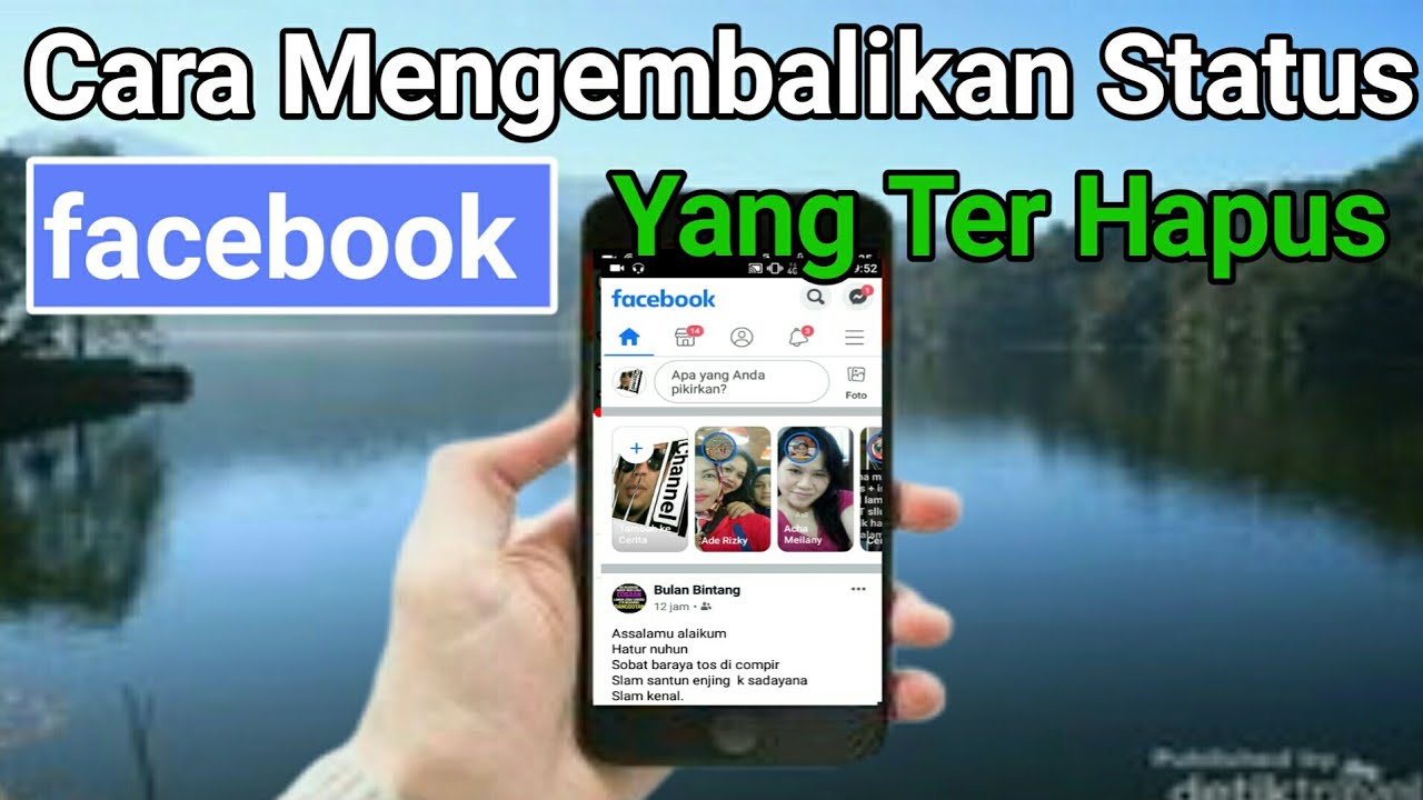 Cara Mengembalikan Status facebook Yang Sudah Di hapus ...
