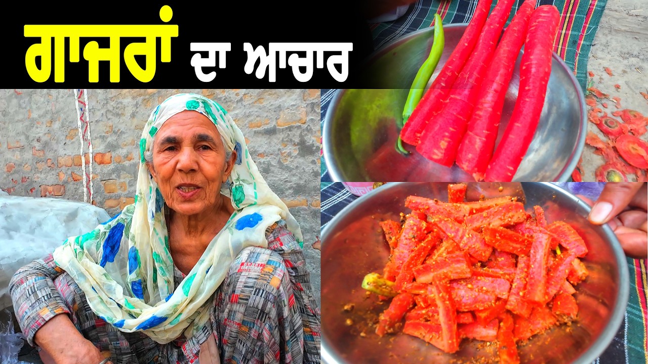 ਇਸ ਤਰਾਂ ਬਣਾਓ ਗਾਜਰਾਂ ਦਾ ਚਟਪਟਾ ਆਚਾਰ | Gajar Ka Achaar | Punjabi Khana Vlog Channel