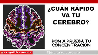 ACTIVA TU CEREBRO AL 100 por ciento con este test de VELOCIDAD MENTAL #2💖Ejercicios cognitivos