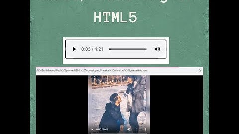 HTML (HINDI/URDU) | Audio/Video Tag | Insert YouTube Video in Web Page| Lecture 39 | Sumbul Khanzada
