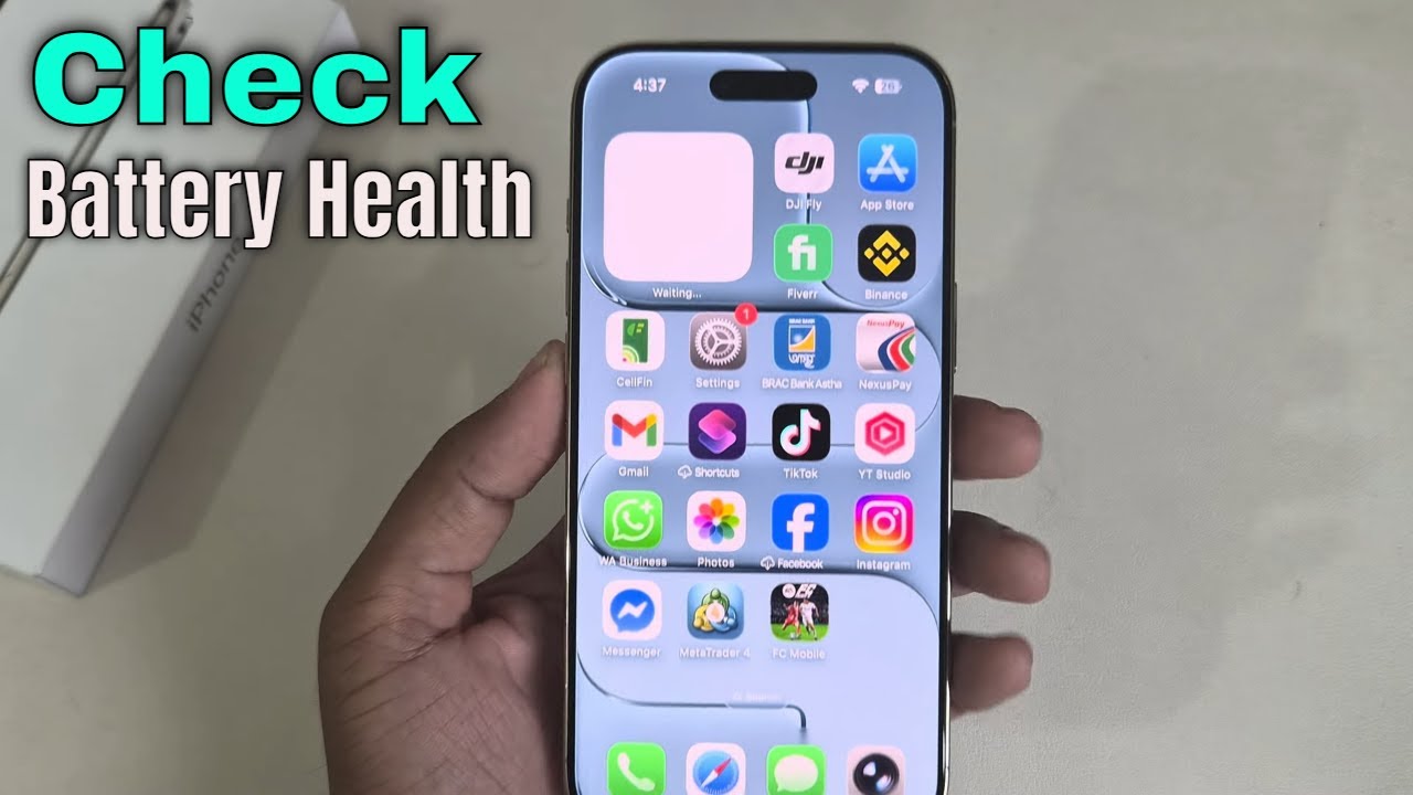 iPhone 17 Air: How to check battery health on iPhone?