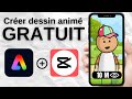 Créer un DESSIN ANIMÉ viral GRATUIT : tuto Adobe Express