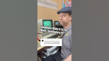 1979 Commodore PET program: Flight! Canadians Make It To The Moon #retrocomputing #programming