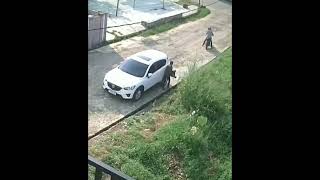 Terekam kamera aksi pencurian pecah kaca mobil mazda cx-5 #pencurian #pencuri #cctv
