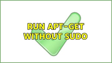 Ubuntu: Run apt-get without sudo (2 Solutions!!)