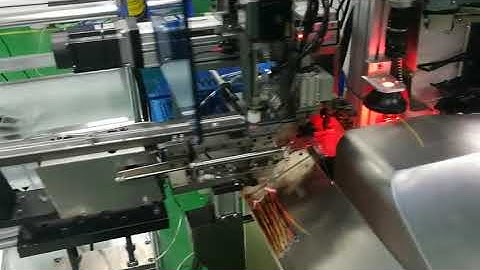 Full auto wire crimping terminal housing insertion machine