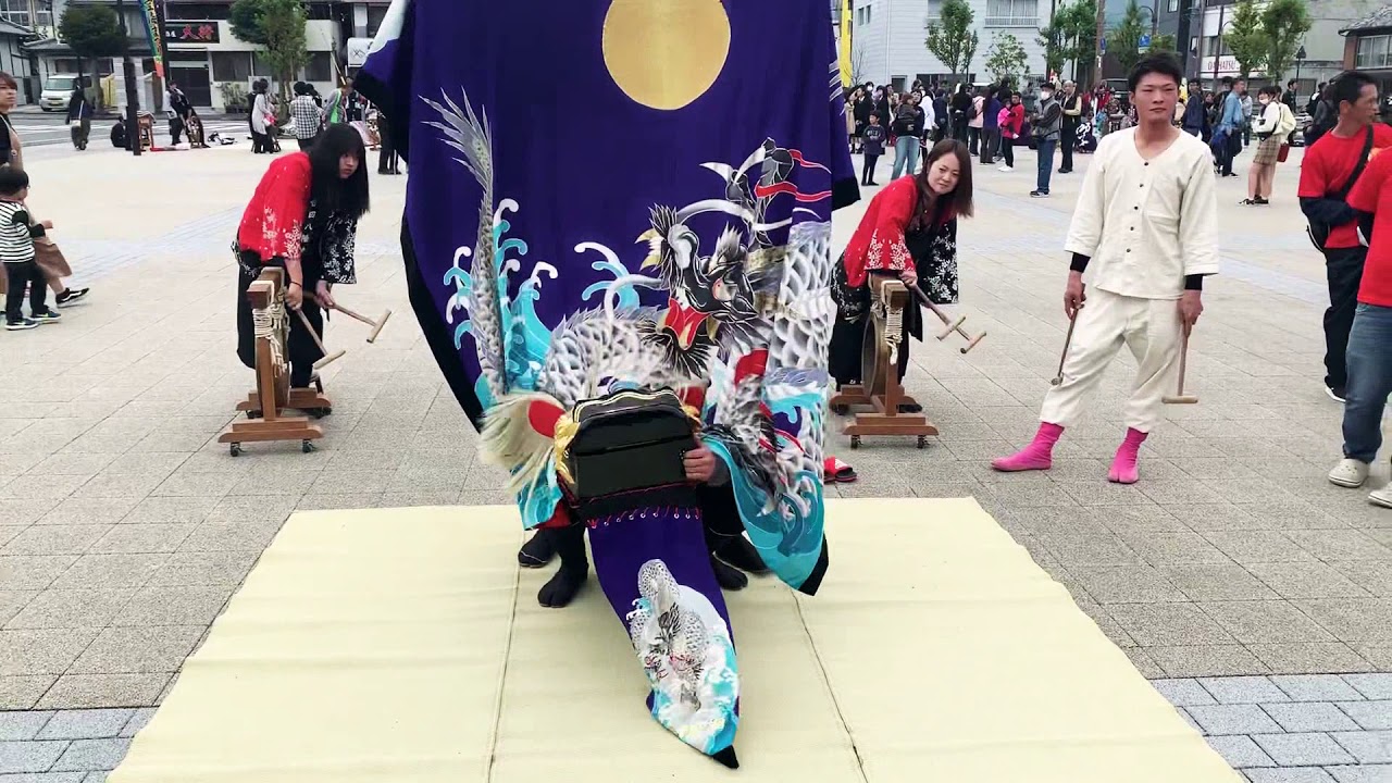 上吉田西部獅子組　空海祭り【広場】