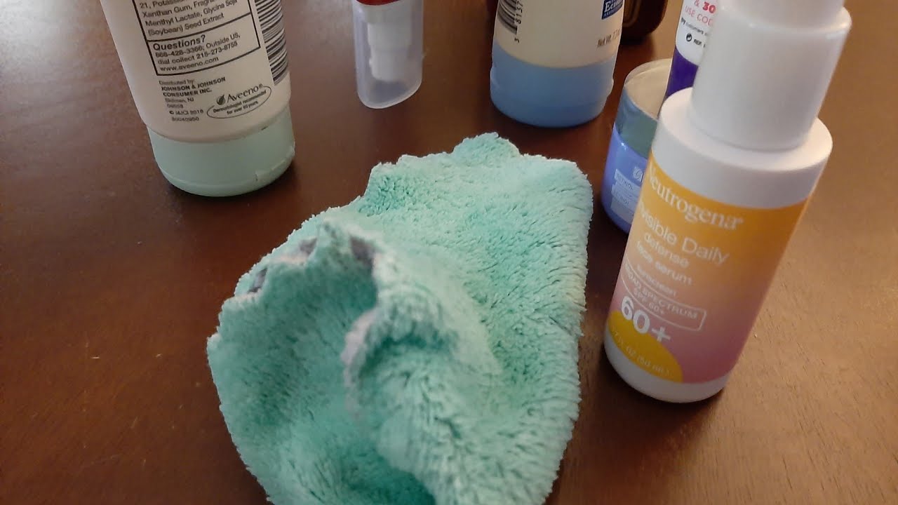 ASMR All the different lotions, all on your face. Real camera touching.