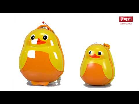 Обзор. Чемодан на 2 колесах + Рюкзак Heys TRAVEL TOTS/Duck He13030-3199-00 (набор)