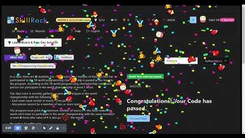 skillrack daily test|skillrack python|14/9/2023|skillrack daily challenge today solution|