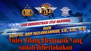 Video Pengenalan Tilang Electronic Etle Yang mulai dijalankan