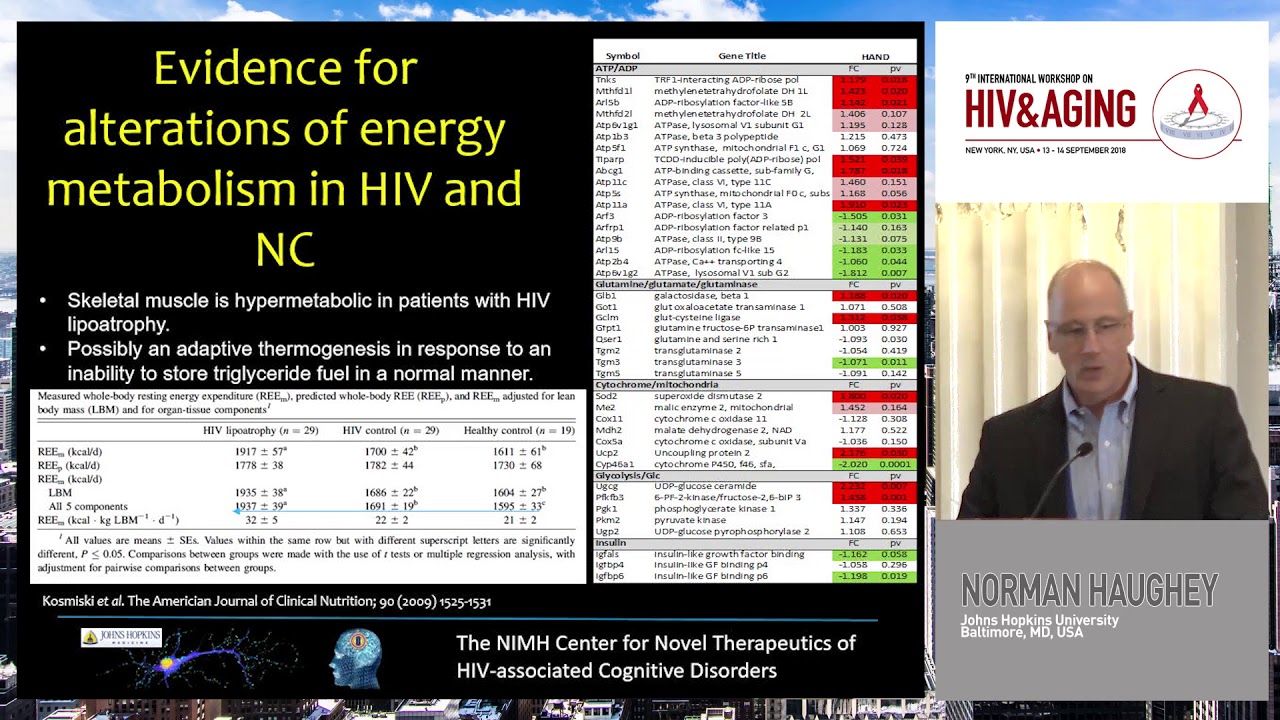 Metabolic dysfunction and cognition | Norman Haughey, PhD
