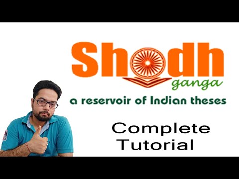 Shodhganga Tutorial | Download Thesis for Free | Download Thesis Free