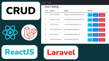 CRUD API  using React + Laravel  | Khmer | PART 1