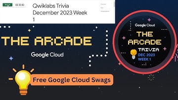 Quiz Solution: Qwiklabs Trivia December 2023 Week 1 (Free Swags)       #googlecloud #arcade