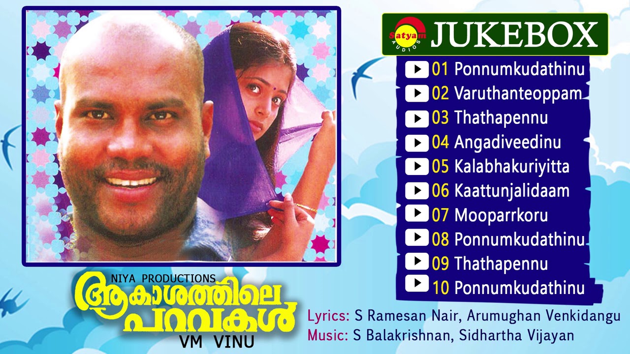 Aakashathile Paravakal 2001 Full Audio Songs Jukebox  S Balakrishnan   S Ramesan Nair