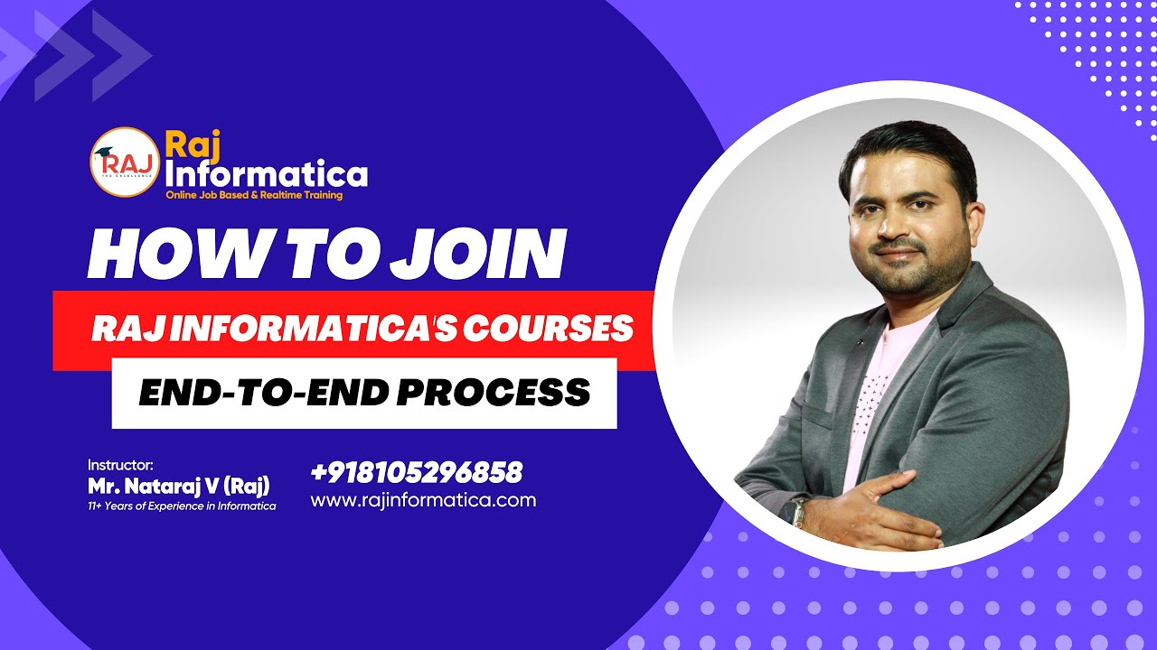 How To Join Raj Informatica Course End to End process - YouTube