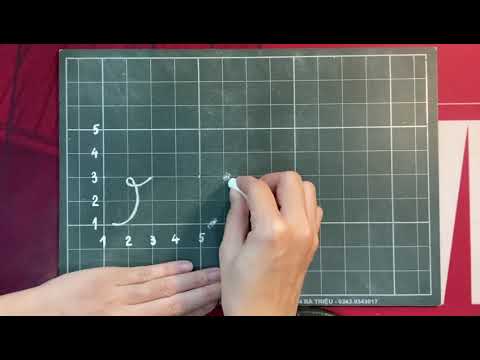 Video Tập viết lớp 1: Nét thắt trên - Cỡ chữ thường - youtube