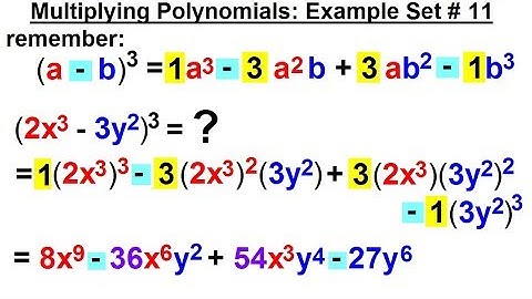 Algebra - Ch. 5: Polynomials (29 of 31)  Multiplying Polynomials: Example Set #11