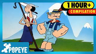 Popeyes Ski Slopes, Radio Wars & Baseball Brawls! | Popeye And Friends @PopeyeAndFriendsOfficial