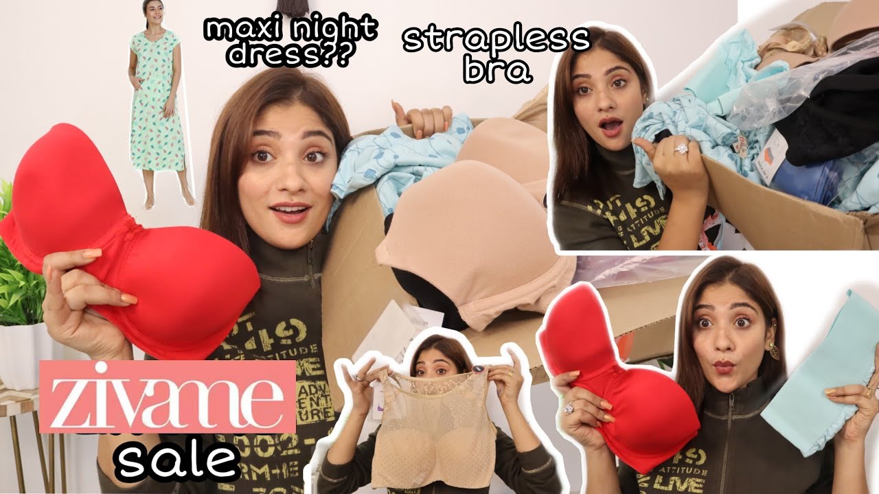 Zivame huge lingerie haul must essential bra for girls YouTube