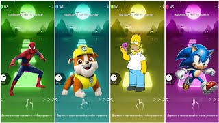 Popular Characters Game 😱 | Spider-Man, Sonic, Homer & Chase#game #gaming #viralvideo #spiderman screenshot 5