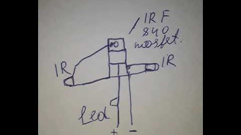 IRF840 MOSFET ir switch