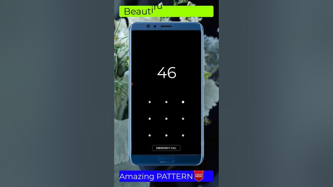 46 Number Pattern lock for you! 46 Pattern lock | Impassible pattern lock | #shorts