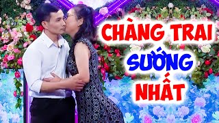 Chàng trai ĐƠ NGƯỜI được bạn gái HÔN sướng nhất trước giờ Quyền Linh cười bò  Hẹn Hò Quyền Linh