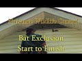 Bat Exclusion -Start to Finish - Nuisance Wildlife Control - Stevens Family Outdoors