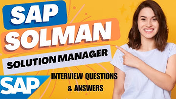 SAP SolMan (Solution Manager) Interview Questions & Answers || Best SAP SolManTraining || Ambikeya