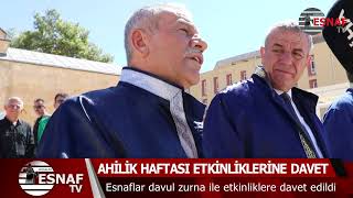 Ahi̇li̇k Haftasi Etki̇nli̇kleri̇ne Davet