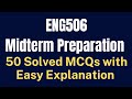 ENG506 World Englishes Midterm MCQs Preparation [50 Solved with Easy Explanation]