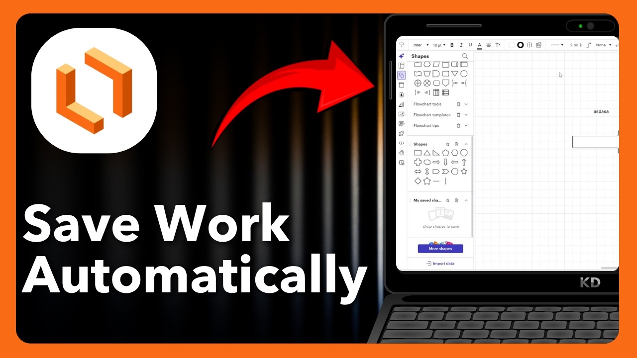 How To Save Work Automatically In Lucidchart - Step By Step - YouTube