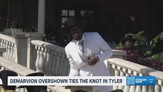 Cowboys linebacker DeMarvion Overshown celebrates East Texas wedding in hometown ceremony