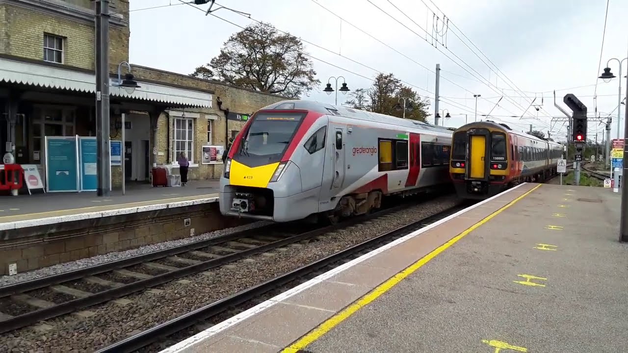 Trains at: Ely, Fen Line, 12/10/2020