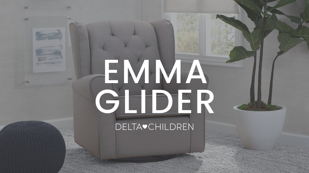 delta children emma nursery glider