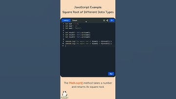 🧠JavaScript Example: Square Root of Different Data Types