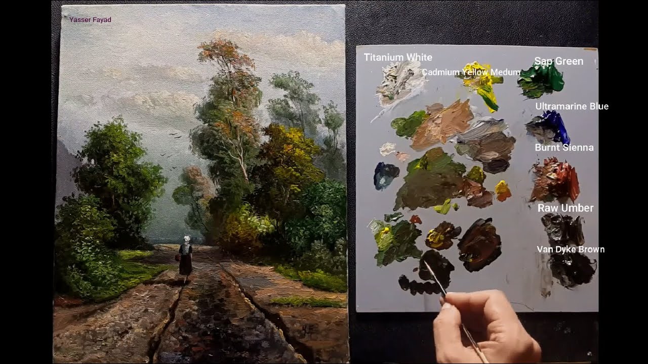 Step By Step Landscape Oil Painting By Yasser Fayad YouTube
