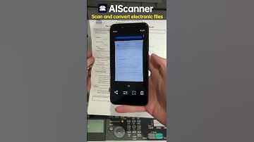 AIScaner OCR text recognition technology