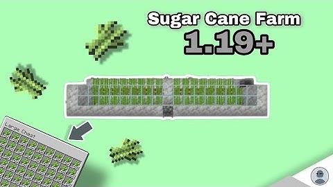 GREAT Minecraft Sugarcane Farm 1.18 & 1.19 | Fully Auto Farm