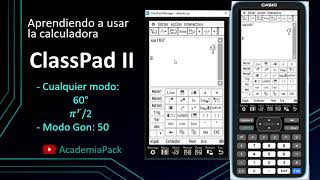 📊ClassPad 2 Tutorial 12 - How to Enter Angles Correctly🎲